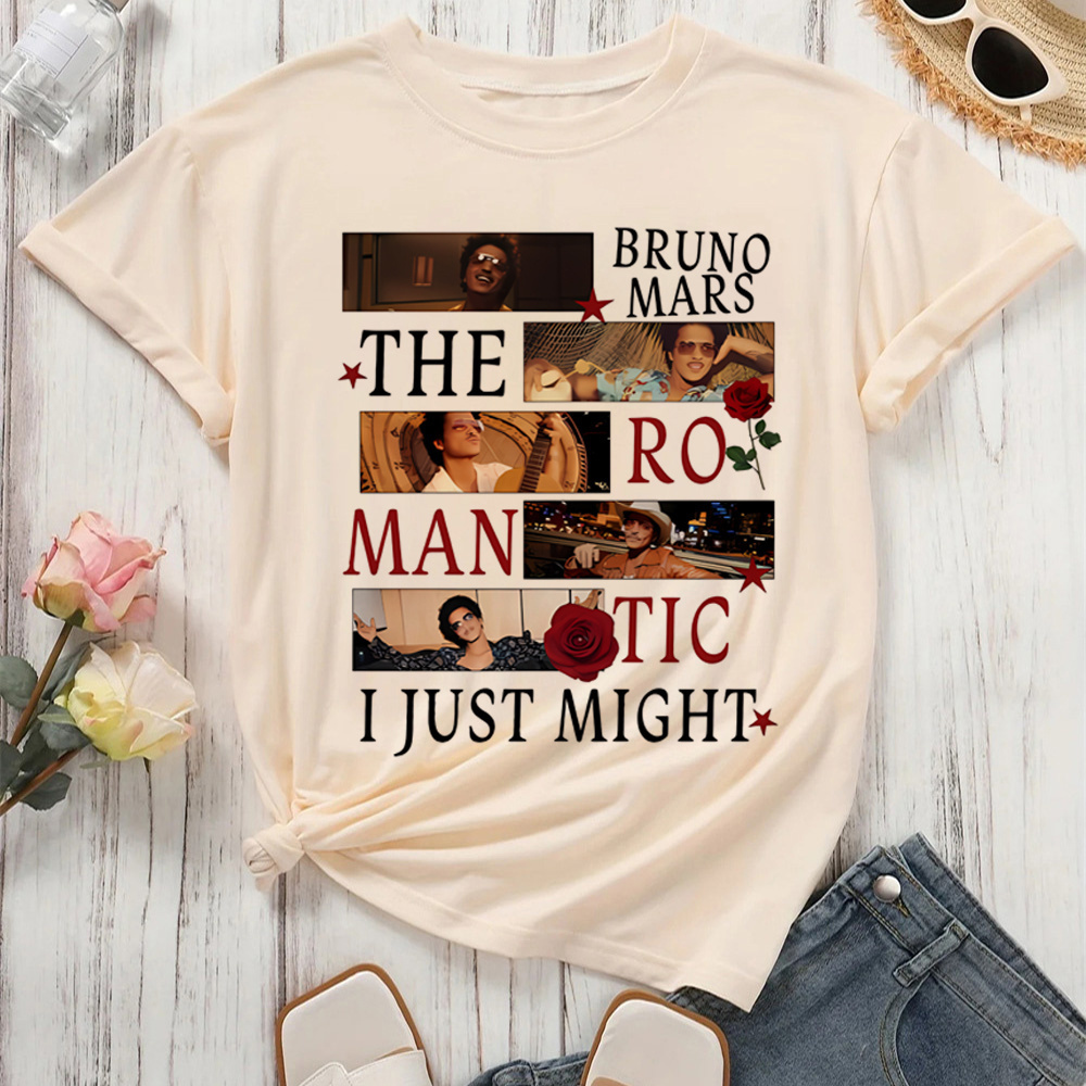 Summer Grunge Clothing - Bruno Mars t shirt women hip