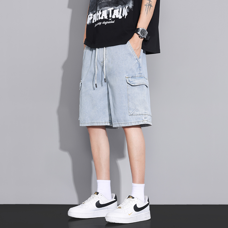 Summer Clothing Men 2025 - 2025 summer workwear denim shorts men's