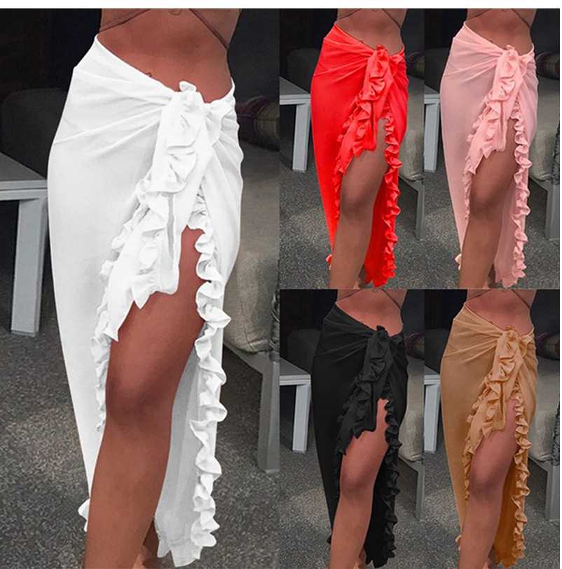 Summer Clothing Colors - 5 Colors Ruffle Sarong for Women