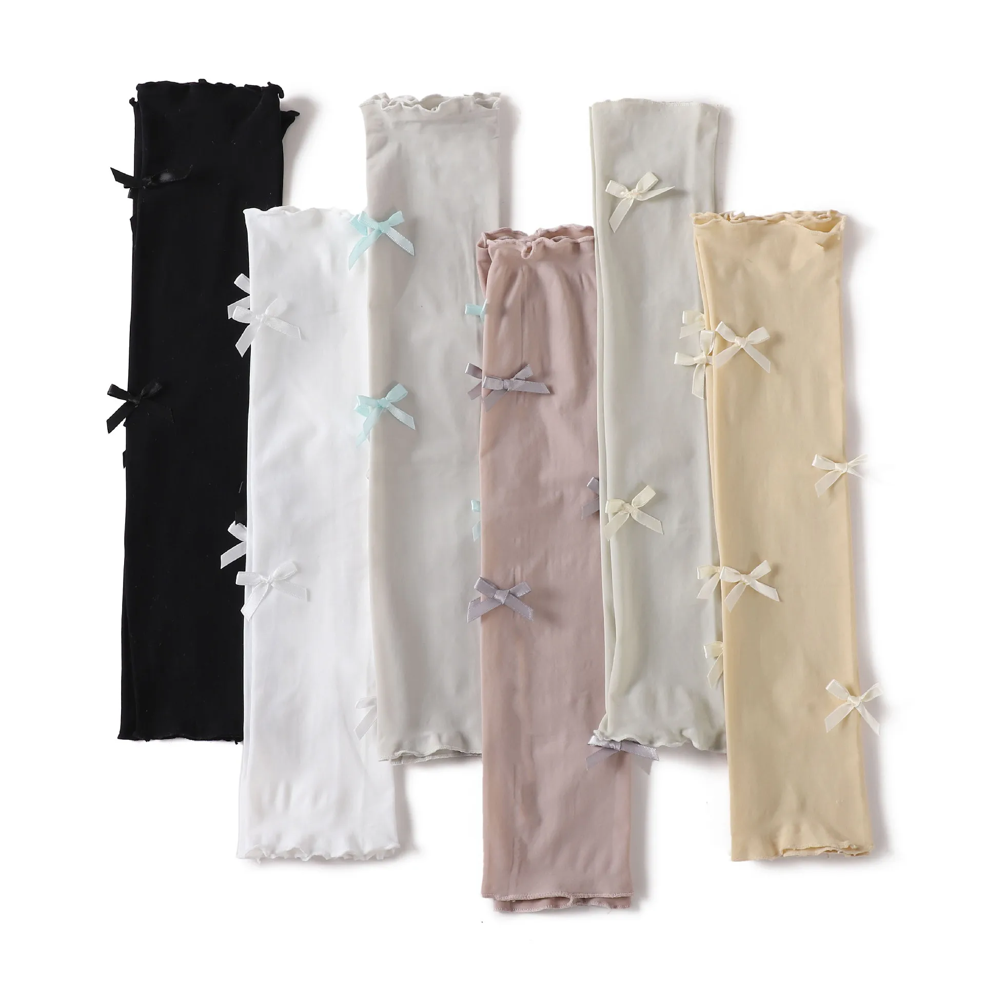 Summer Clothing Drive - Sunscreen Gloves Lady Fashion Bow Ice