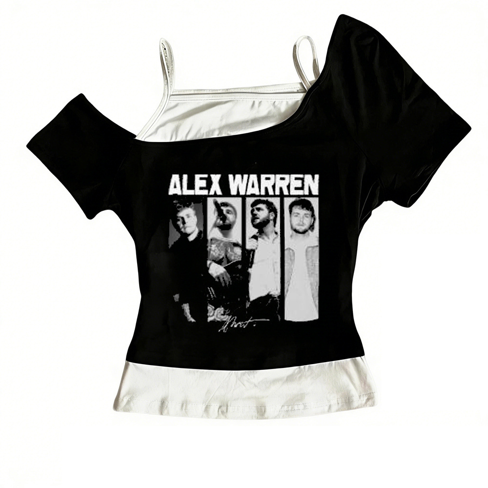 Summer Grunge Clothing - Alex Warren shirt teen streetwear 2000s