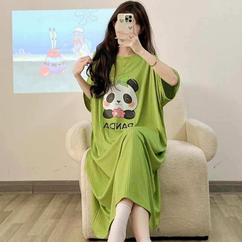 Summer Clothing Korea - Plus Size Cartoon Sweet Pajamas Women