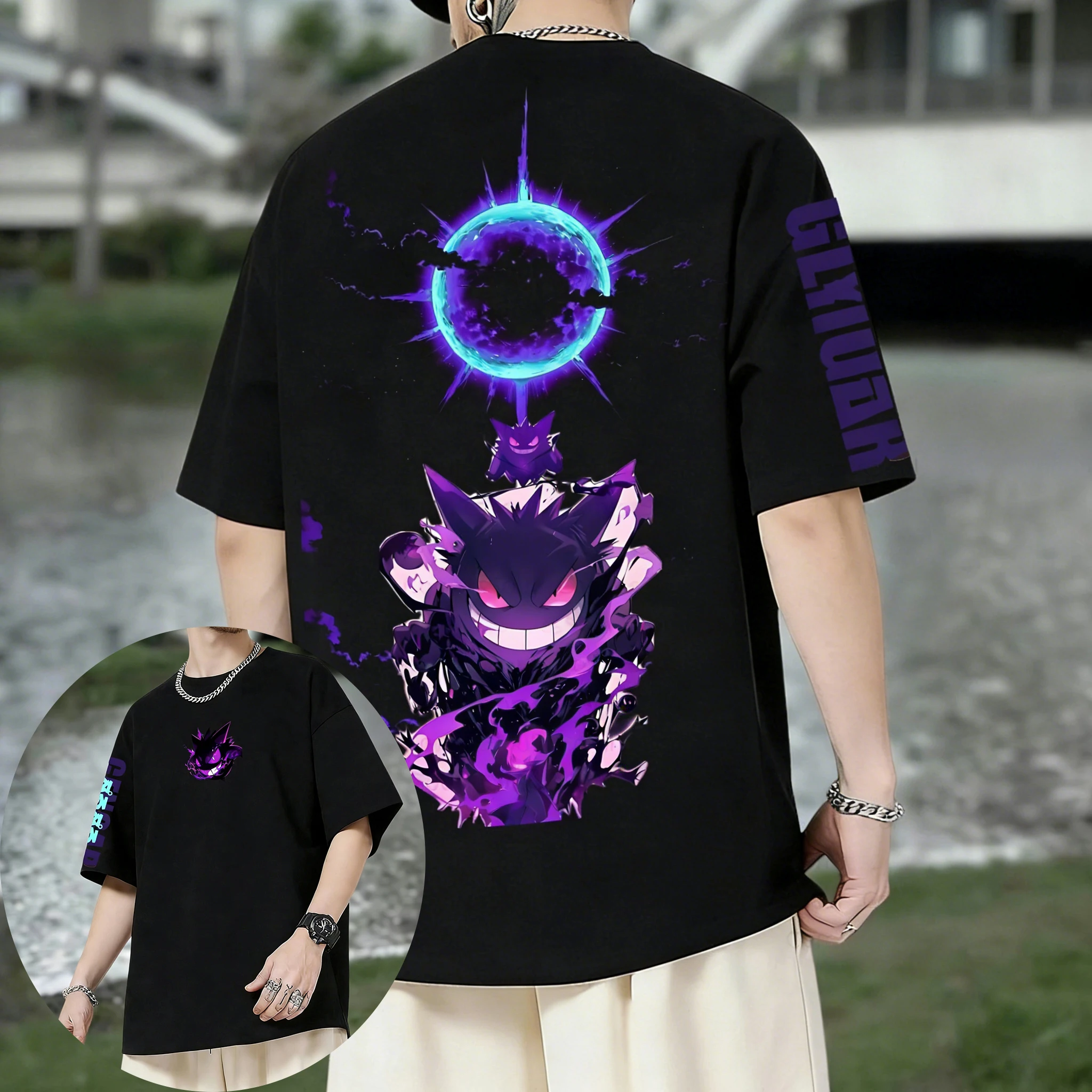Summer Games Clothing Brand - Pokemon Games Gengar Co Branded Cotton