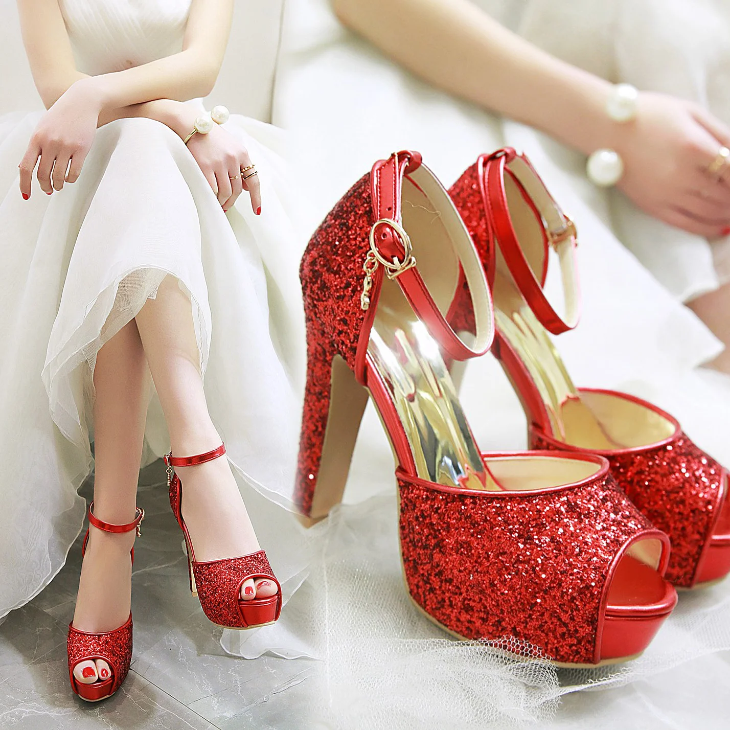 Silver Summer Women High Heel  - Summer Cloth ulasan dan harga