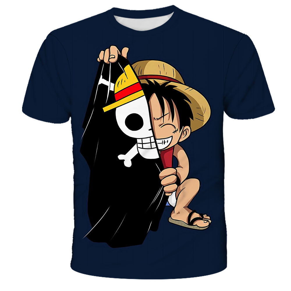 Fashion Kid Anime One Piece Lu - Summer Clothing Kids Boys ulasan dan harga