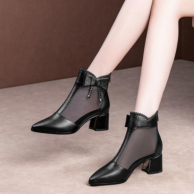 FHC Hollow Out Sandals Boots W - Summer Clothing Korea ulasan dan harga