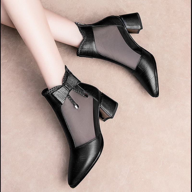 FHC Hollow Out Sandals Boots W - Summer Clothing Korea ulasan dan harga