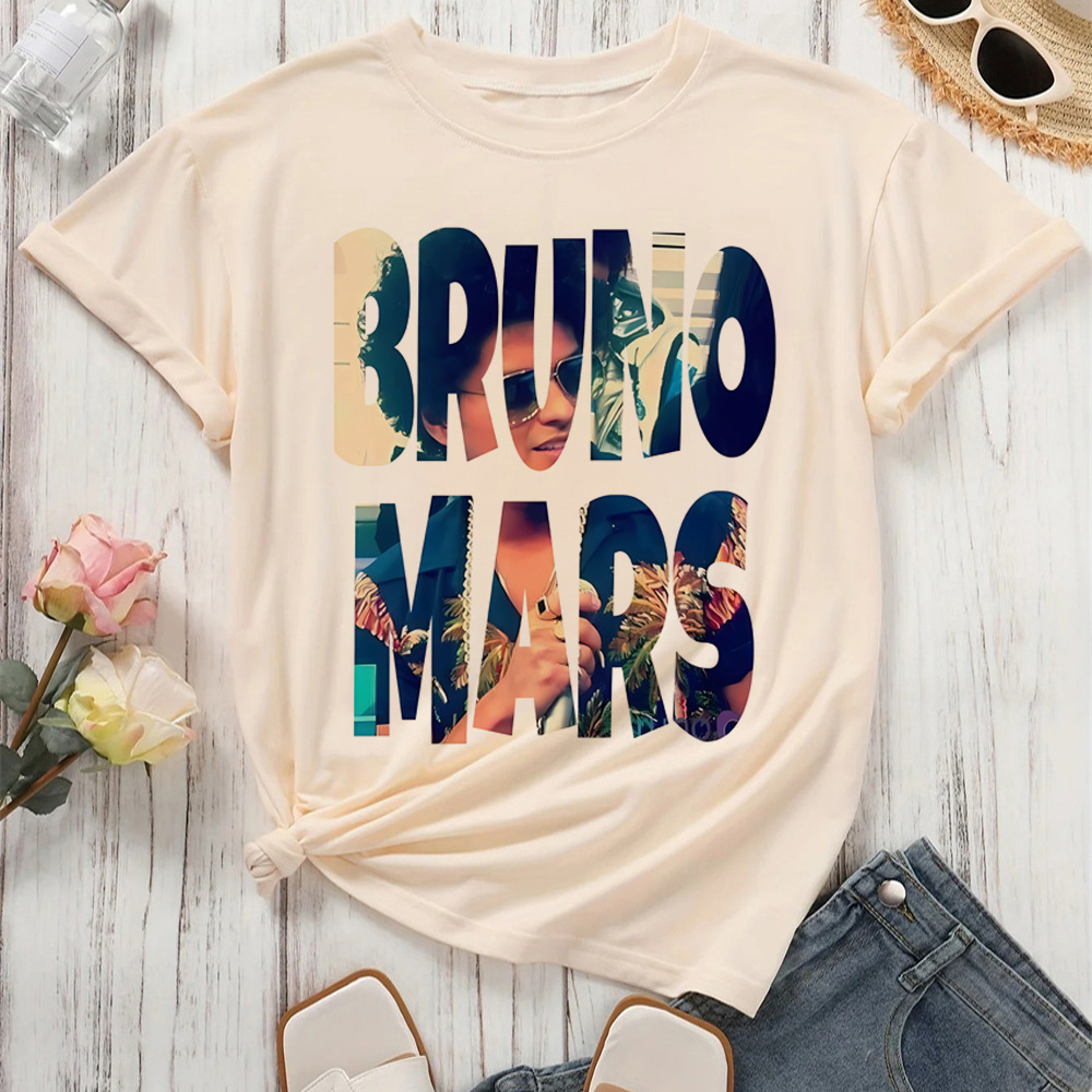 Bruno Mars t shirt women hip h - Summer Grunge Clothing ulasan dan harga