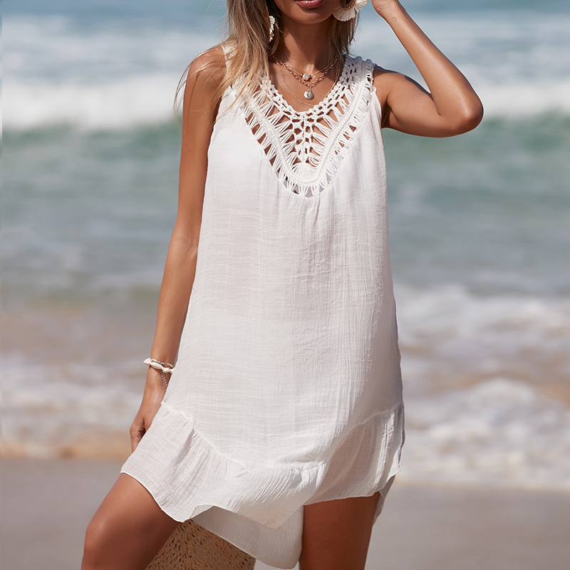 Women V-Neck Backless Hollow O - Summer Clothing Colors ulasan dan harga