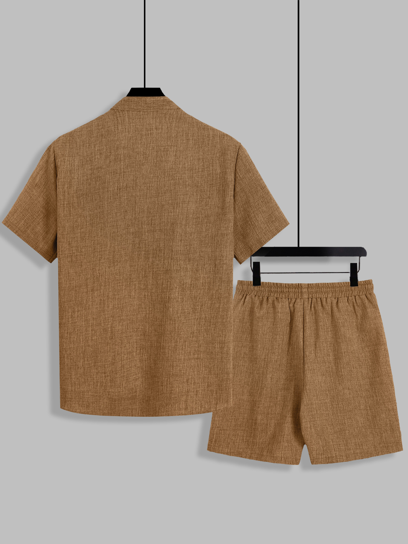 Summer Men's Cotton Linen Text - Summer Cloth ulasan dan harga