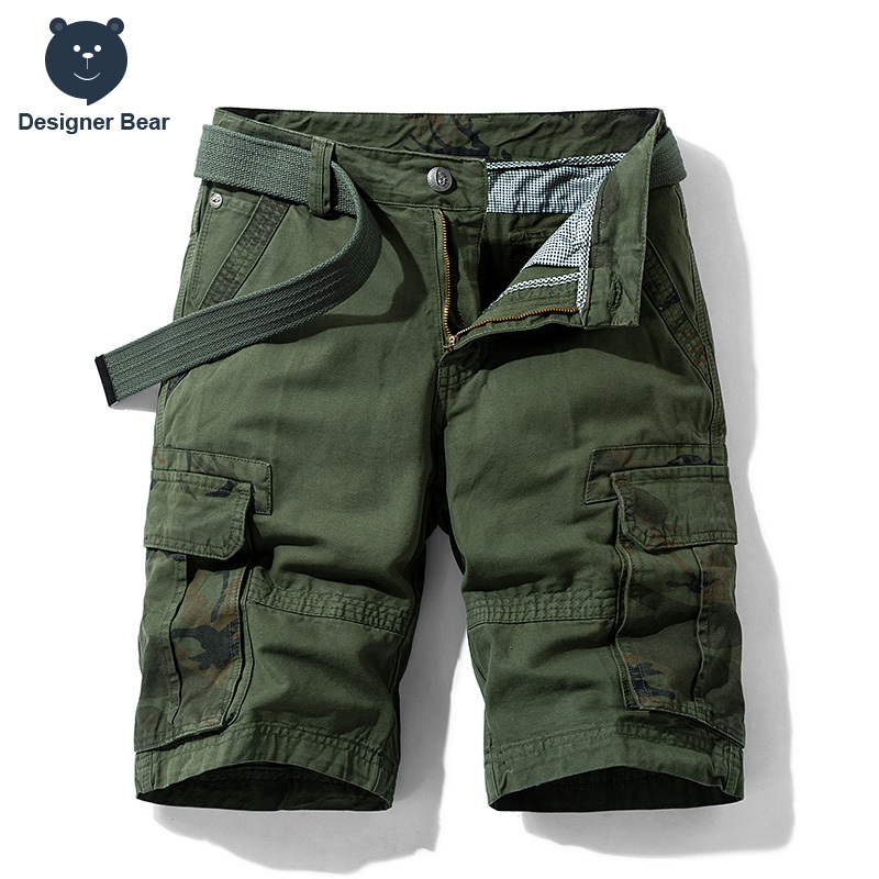 Summer Men's Cargo Shorts Bagg - Summer Clothing Work ulasan dan harga