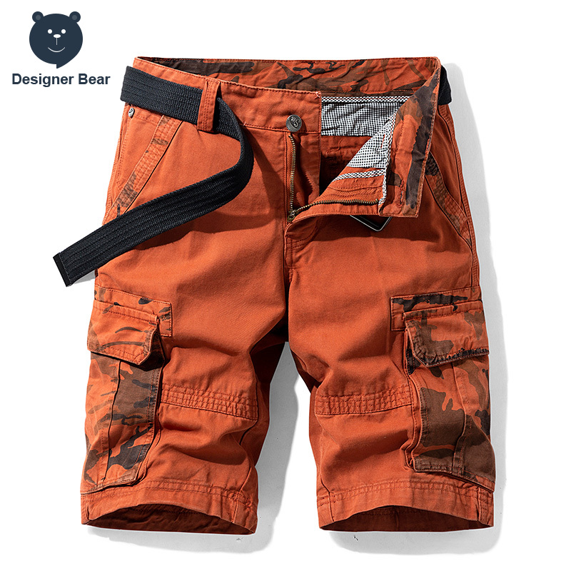 Summer Men's Cargo Shorts Bagg - Summer Clothing Work ulasan dan harga