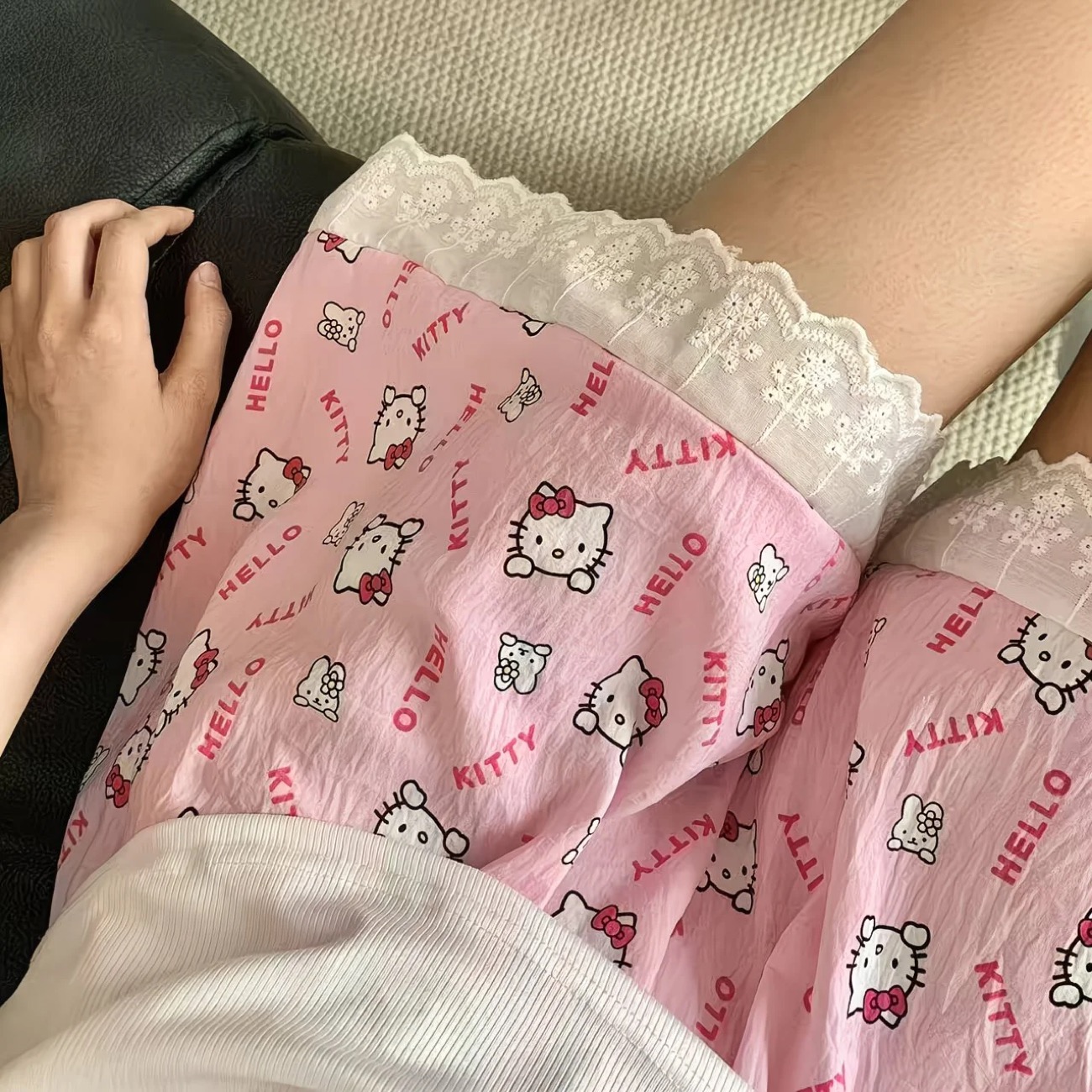 Kawaii Hello Kitty Shorts Summ - Japan Summer Festival Clothing ulasan dan harga