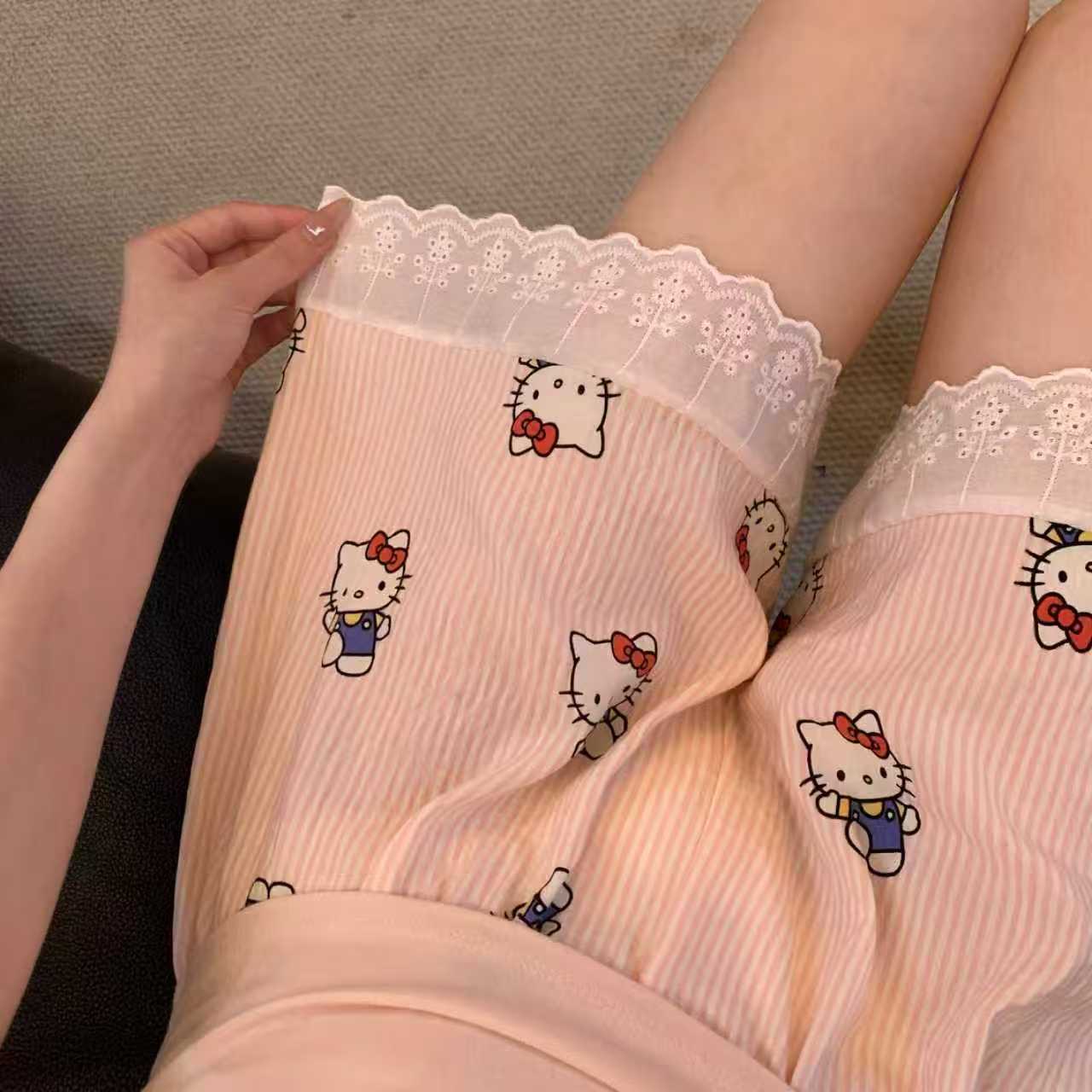 Kawaii Hello Kitty Shorts Summ - Japan Summer Festival Clothing ulasan dan harga