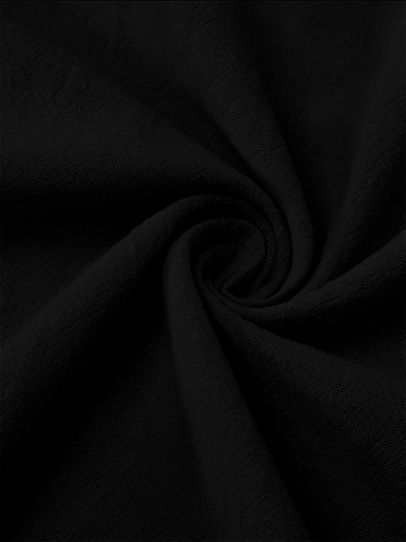 Elegant Black Henley Short-Sle - Summer Cloth ulasan dan harga