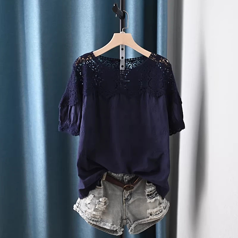 2026 Hollow Out Lace Patchwork - Summer Clothing In Japan ulasan dan harga