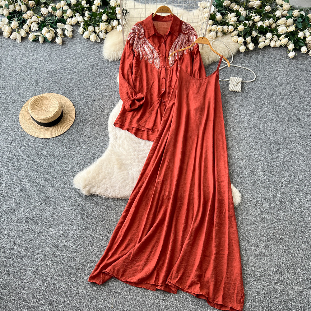 Women Two Piece Sets Dress Set - Summer Clothing Work ulasan dan harga