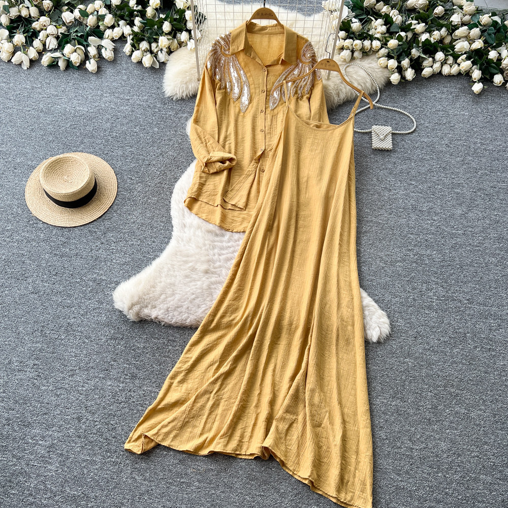 Women Two Piece Sets Dress Set - Summer Clothing Work ulasan dan harga