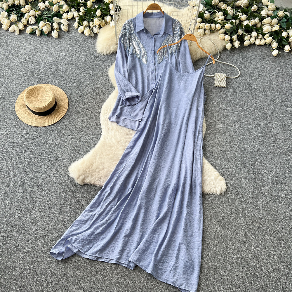 Women Two Piece Sets Dress Set - Summer Clothing Work ulasan dan harga