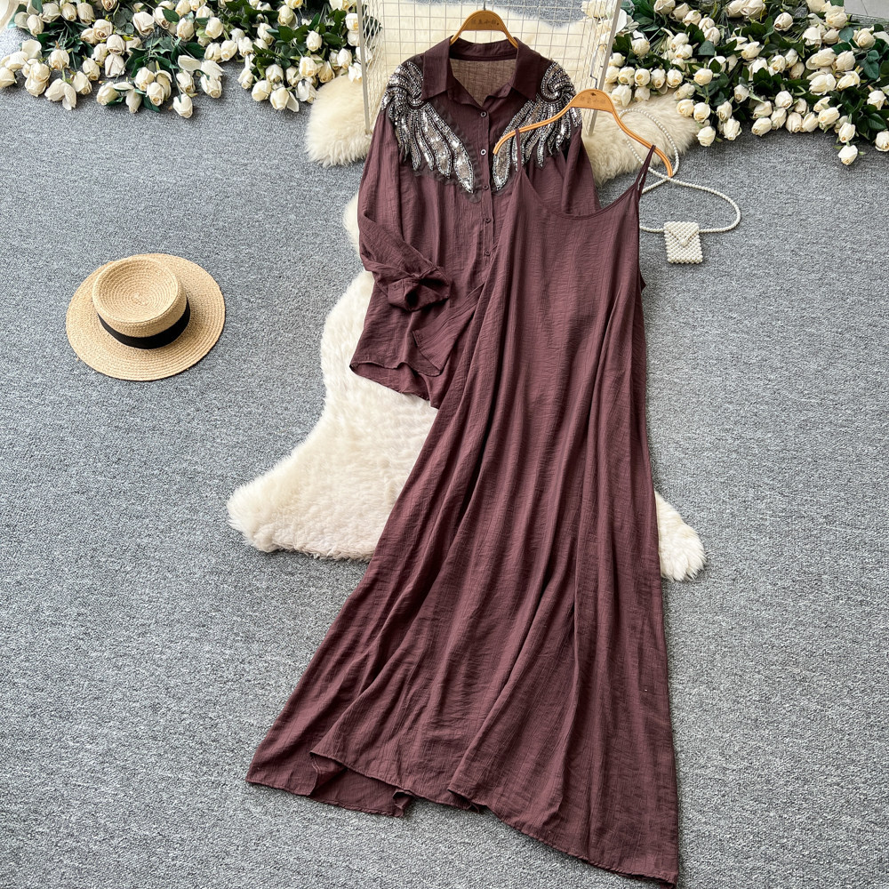 Women Two Piece Sets Dress Set - Summer Clothing Work ulasan dan harga