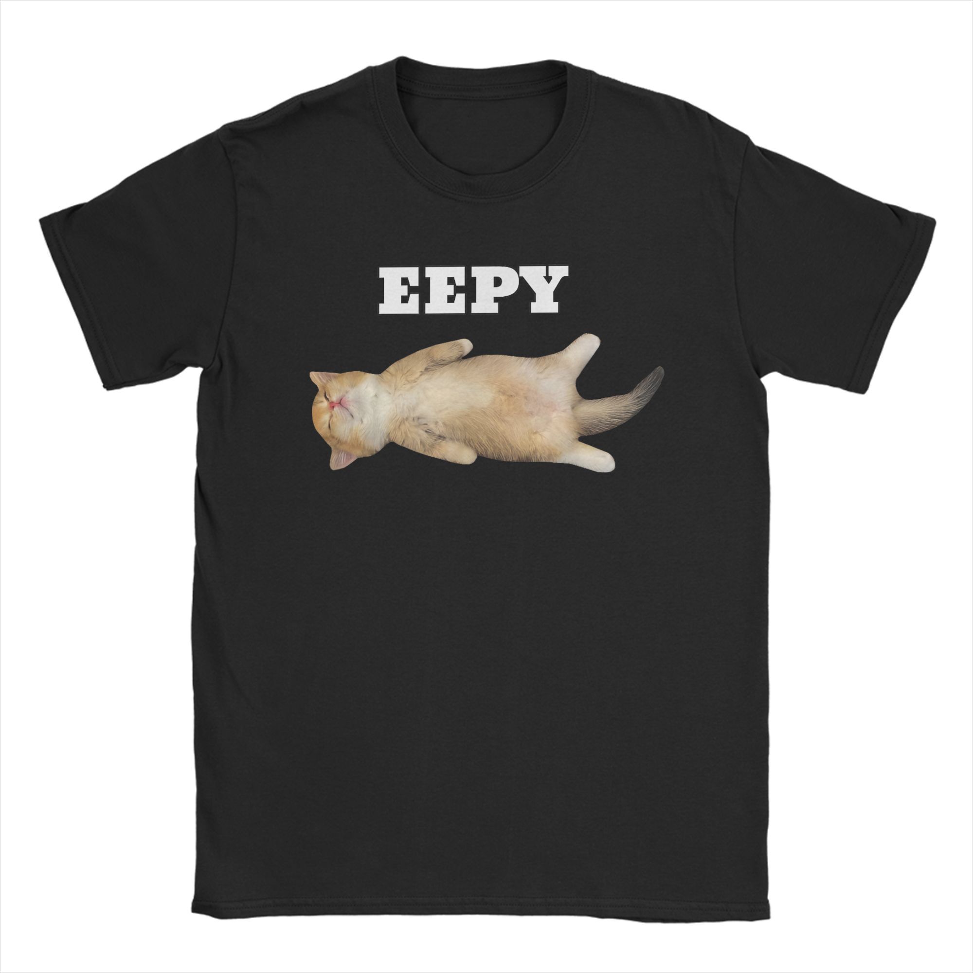 Womens Eepy Cat T Shirt Silly  - Summer Clothing Ideas For Women ulasan dan harga