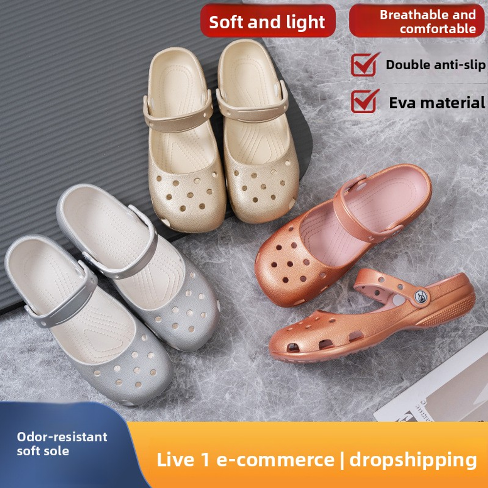 Ballet hole shoes for women in - Summer Clothing Korea ulasan dan harga