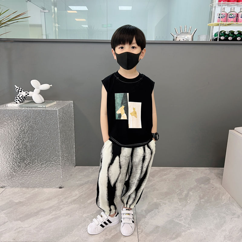 Vest Set Boy´s Clothing Childr - Summer Clothing Boutiques ulasan dan harga