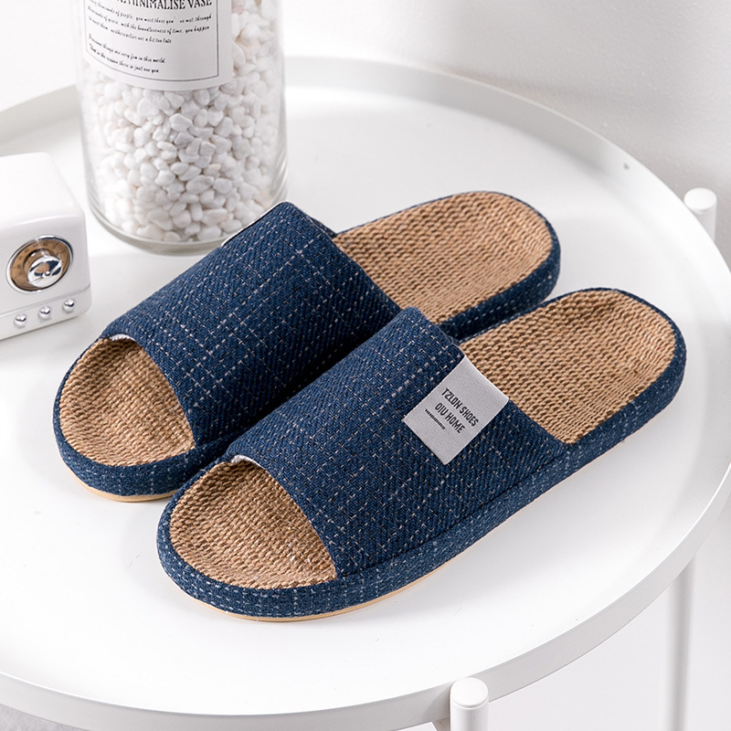 Men's Breathable Linen Slipper - Summer Cloth ulasan dan harga
