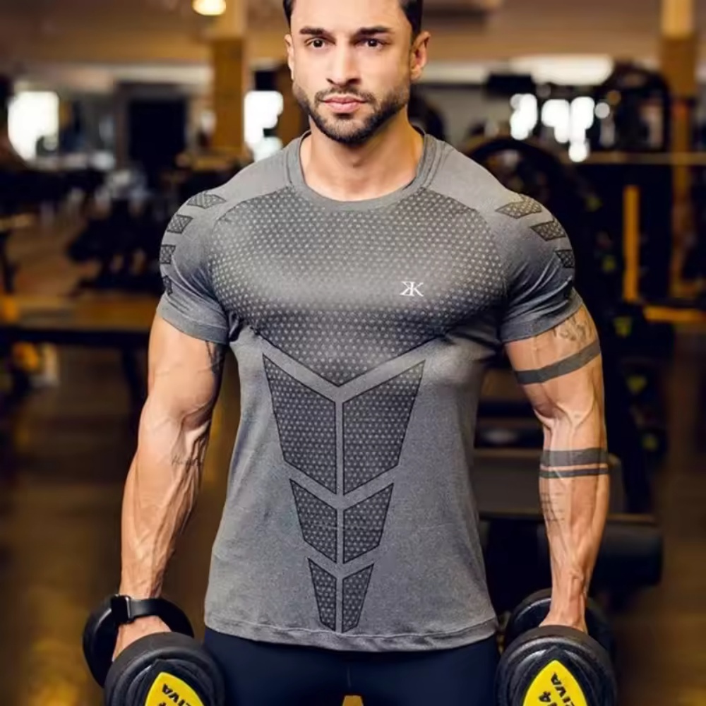 2025 Men Running Sports T-shir - Summer Clothing Men 2025 ulasan dan harga