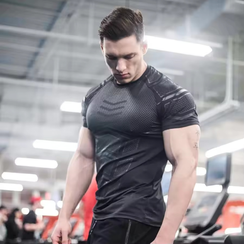 2025 Men Running Sports T-shir - Summer Clothing Men 2025 ulasan dan harga