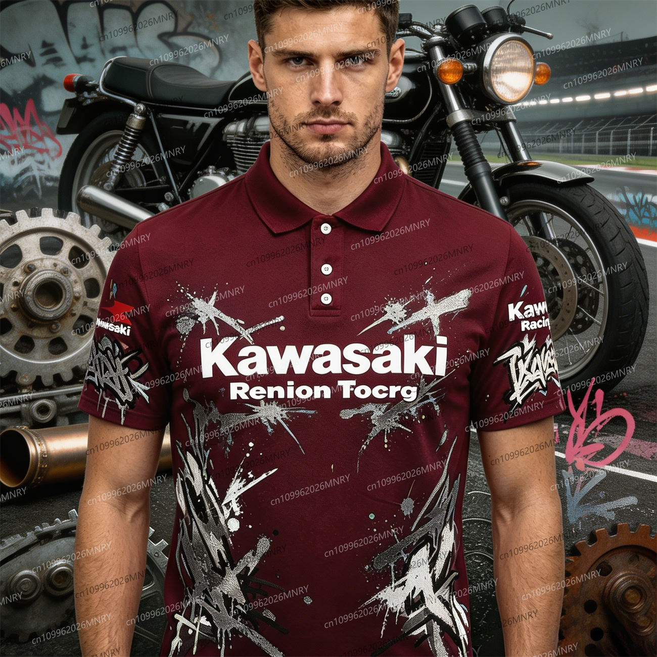 Summer polo t-shirt men Motorc - Summer Clothing Motorcycle ulasan dan harga