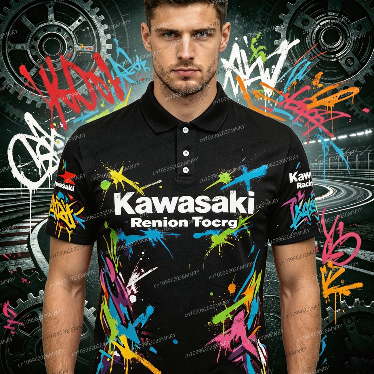 Summer polo t-shirt men Motorc - Summer Clothing Motorcycle ulasan dan harga