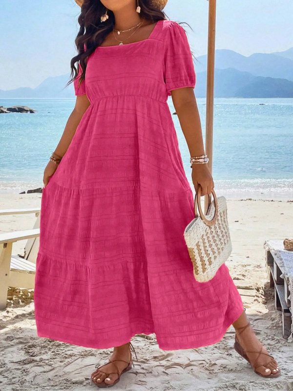 Plus Size 1XL-5XL Women's Fash - Summer Clothing Colors ulasan dan harga