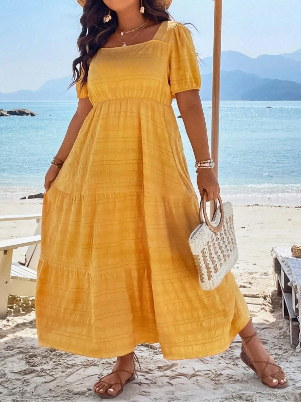 Plus Size 1XL-5XL Women's Fash - Summer Clothing Colors ulasan dan harga