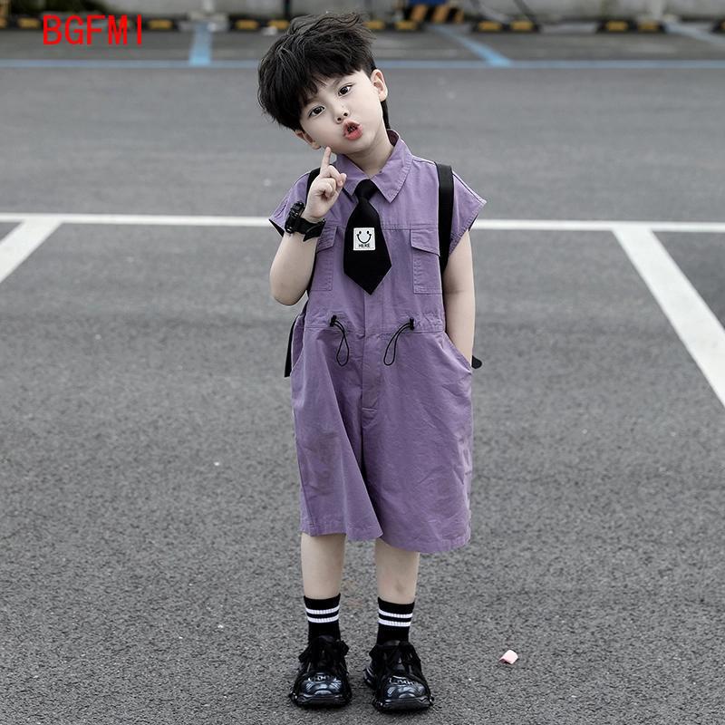 Kids Summer Shorts Overalls Ca - Summer Clothing Kids Boys ulasan dan harga