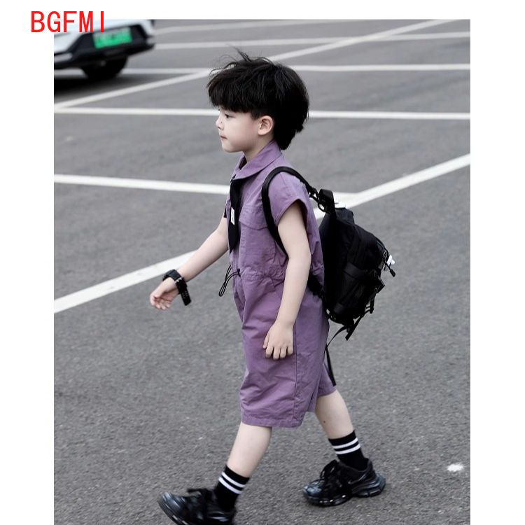 Kids Summer Shorts Overalls Ca - Summer Clothing Kids Boys ulasan dan harga