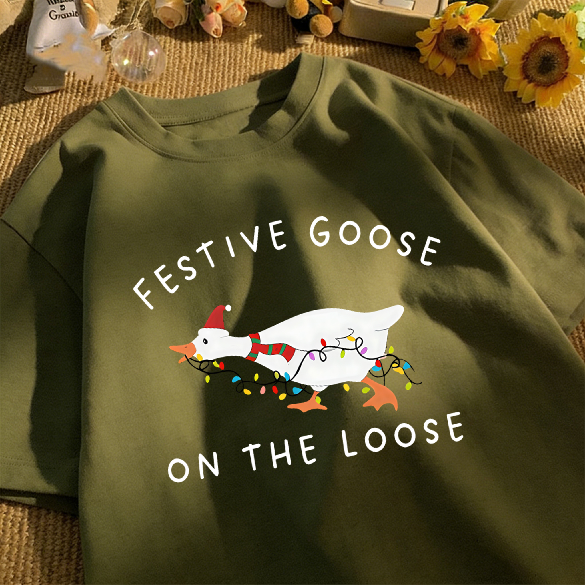 Festive Goose On The Loose Des - Japan Summer Festival Clothing ulasan dan harga
