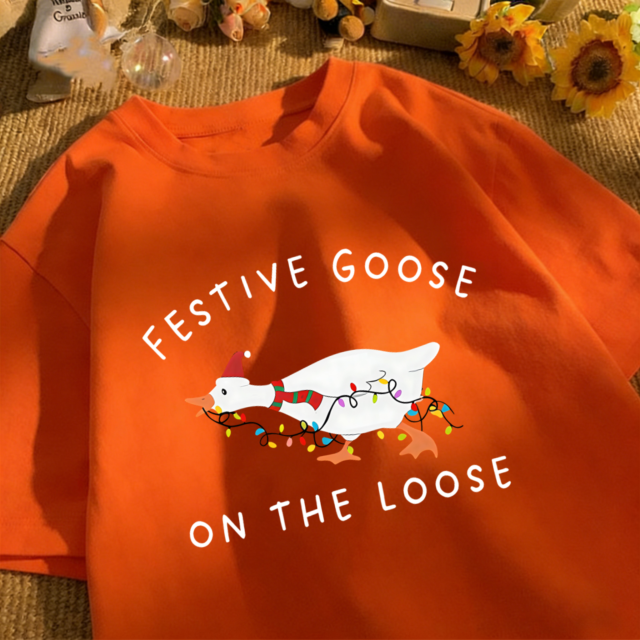 Festive Goose On The Loose Des - Japan Summer Festival Clothing ulasan dan harga