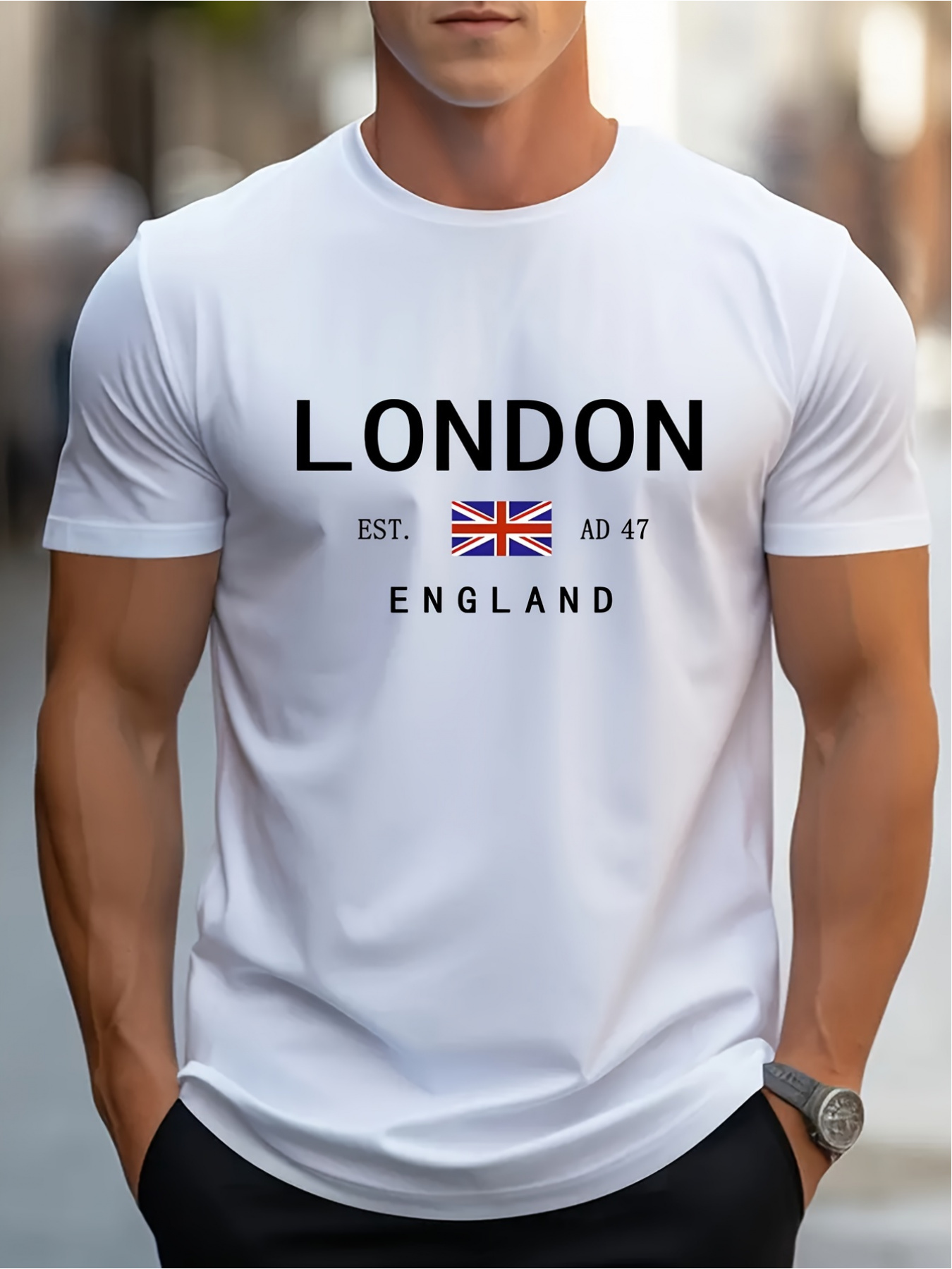 2026 Summer Men's 100% Cotton  - Summer Clothing London ulasan dan harga