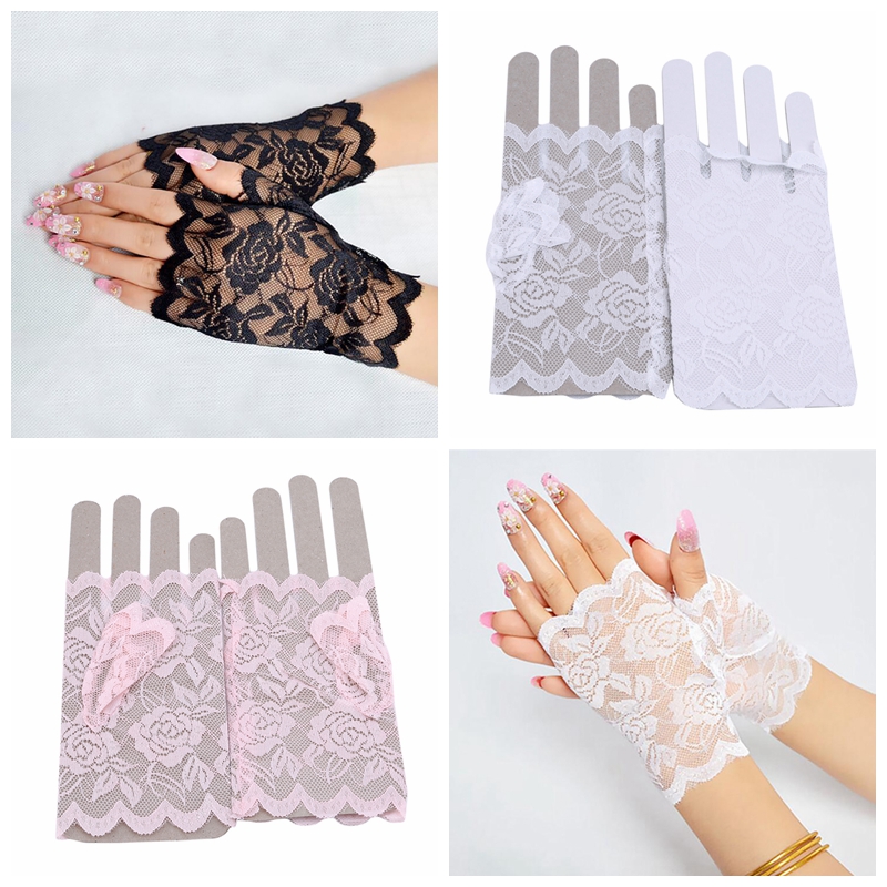 Women Lace Gloves Sexy Dressy  - Summer Clothing Drive ulasan dan harga