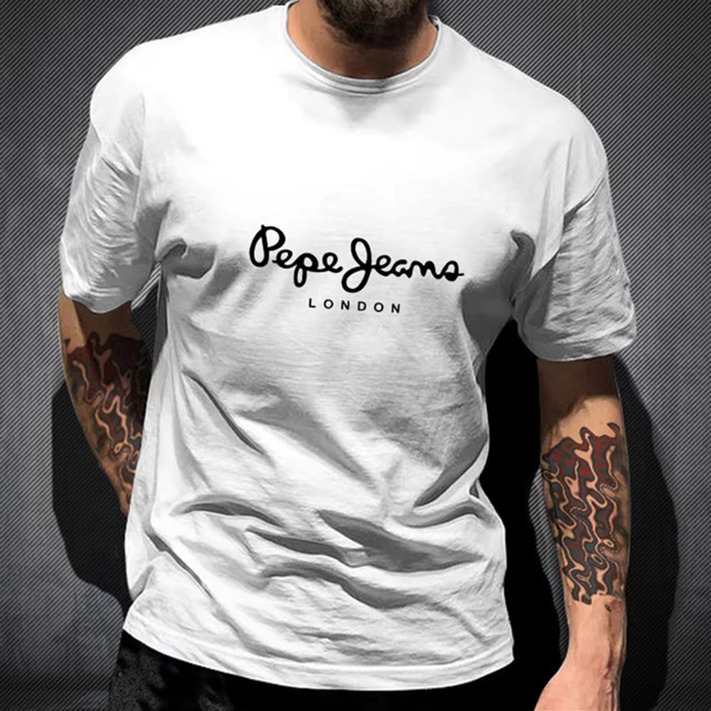 New London summer men's T-shir - Summer Clothing London ulasan dan harga