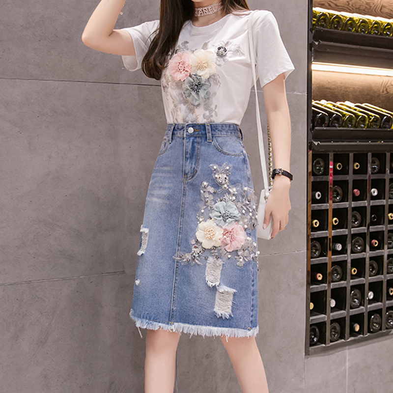 Women Heavy Work Embroidery 3D - Summer Clothing Work ulasan dan harga
