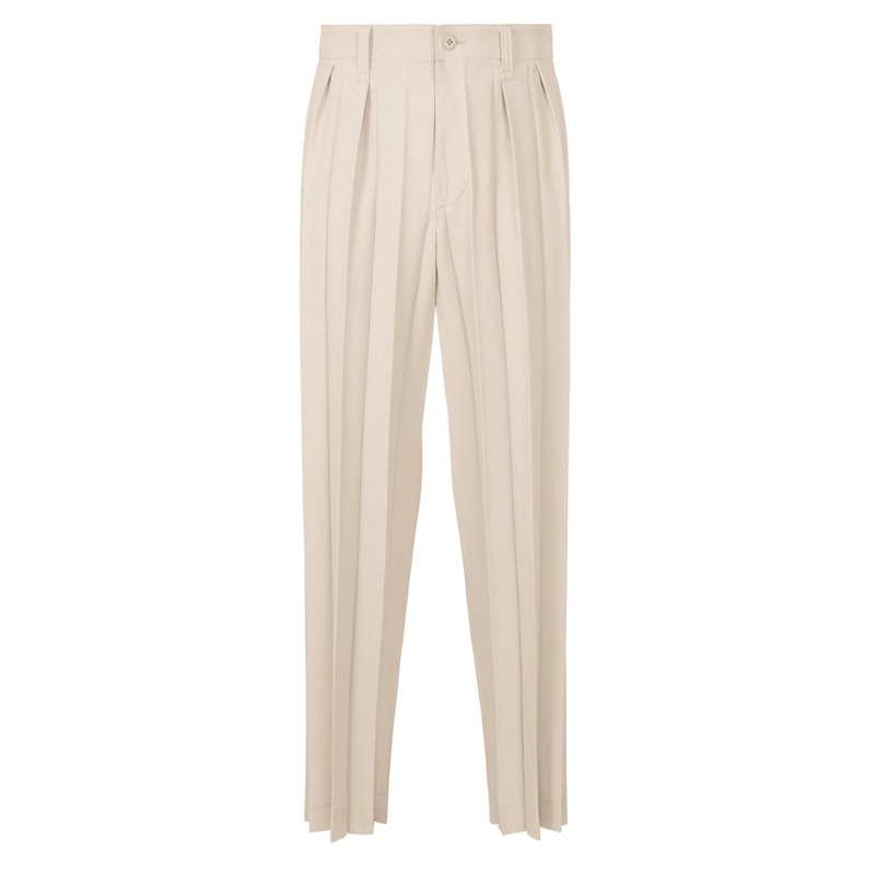 Miyake Pleated Casual Pants 20 - Summer Clothing Men 2025 ulasan dan harga