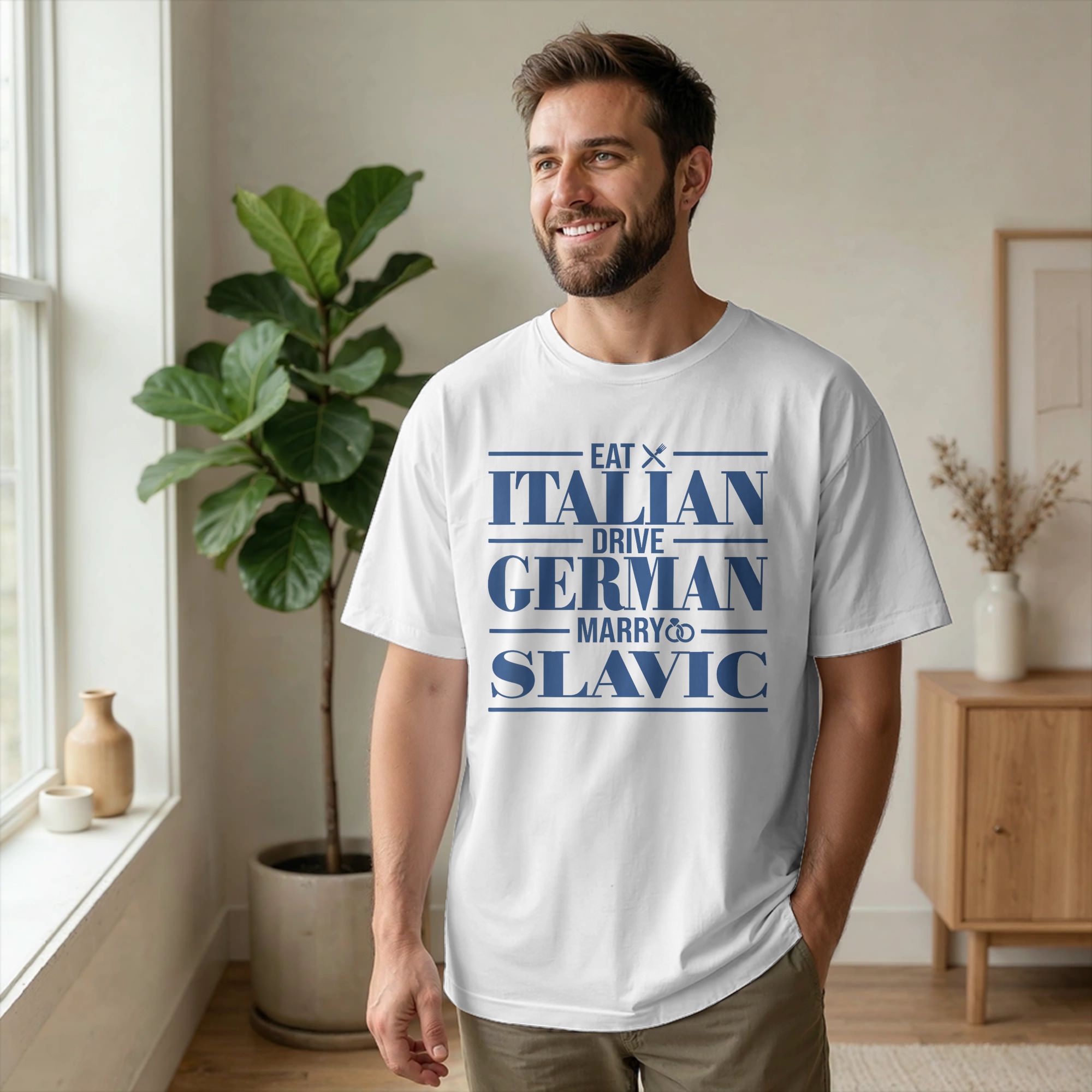 Funny Eat Italian Drive German - Summer Clothing Drive ulasan dan harga