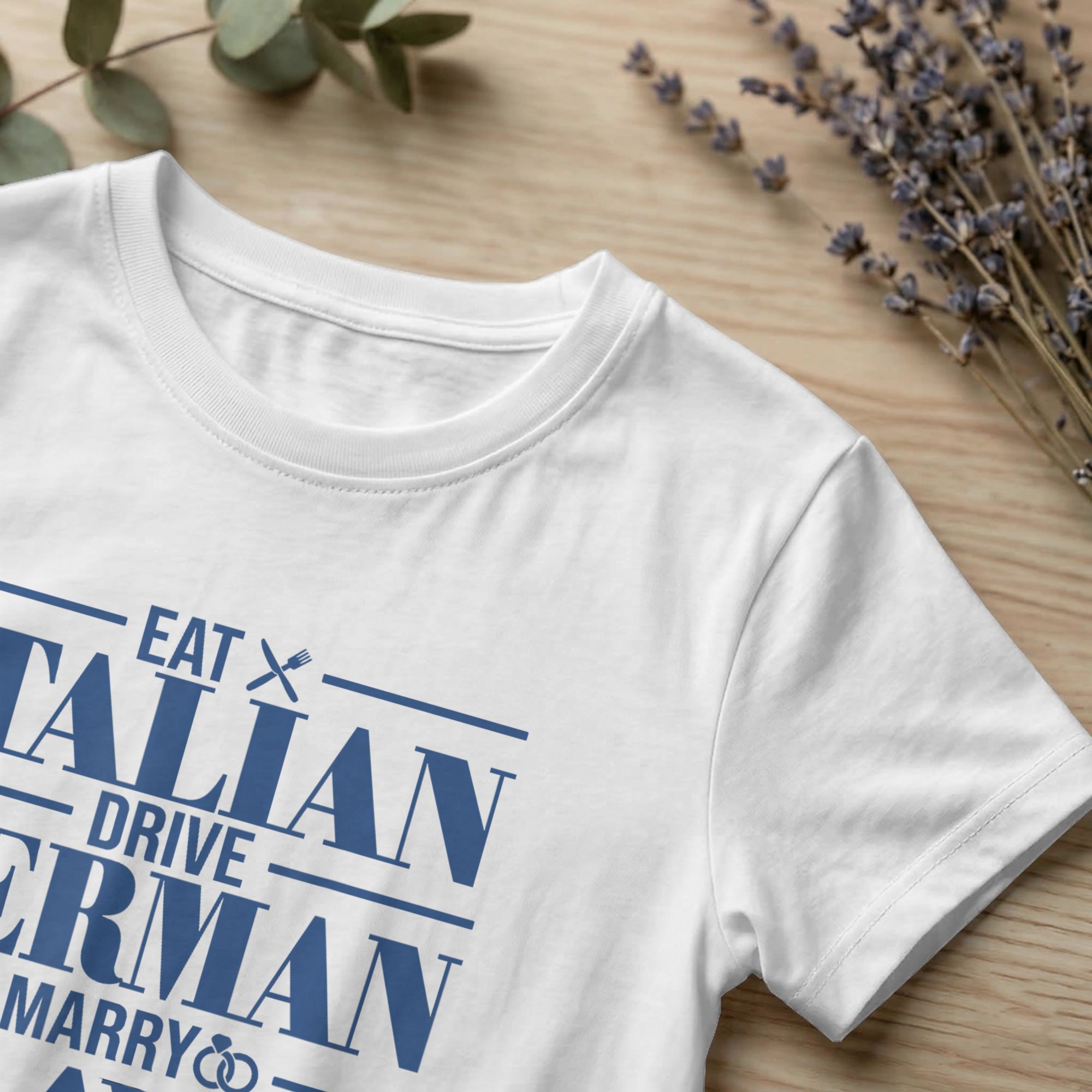 Funny Eat Italian Drive German - Summer Clothing Drive ulasan dan harga