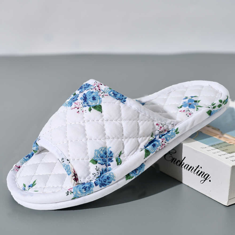 Women Home Slippers Soft Cotto - Summer Cloth ulasan dan harga