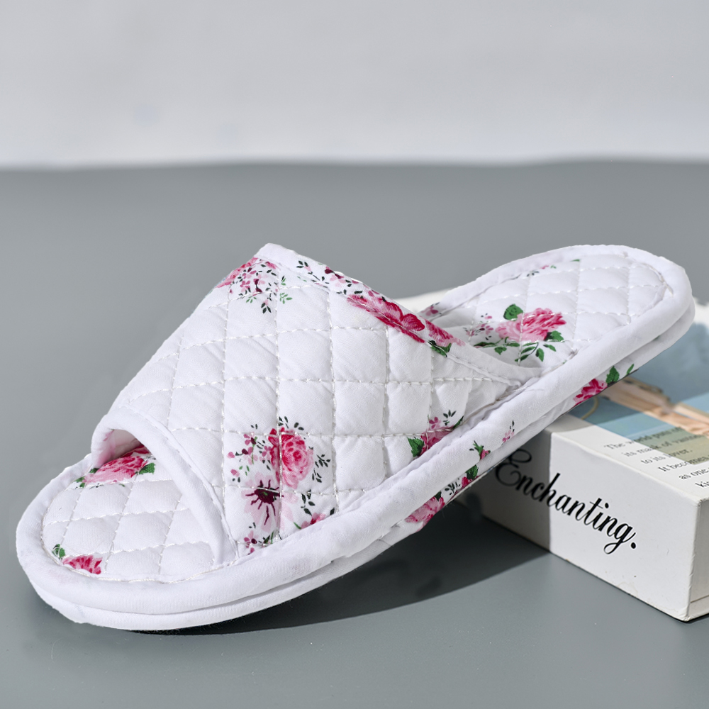 Women Home Slippers Soft Cotto - Summer Cloth ulasan dan harga