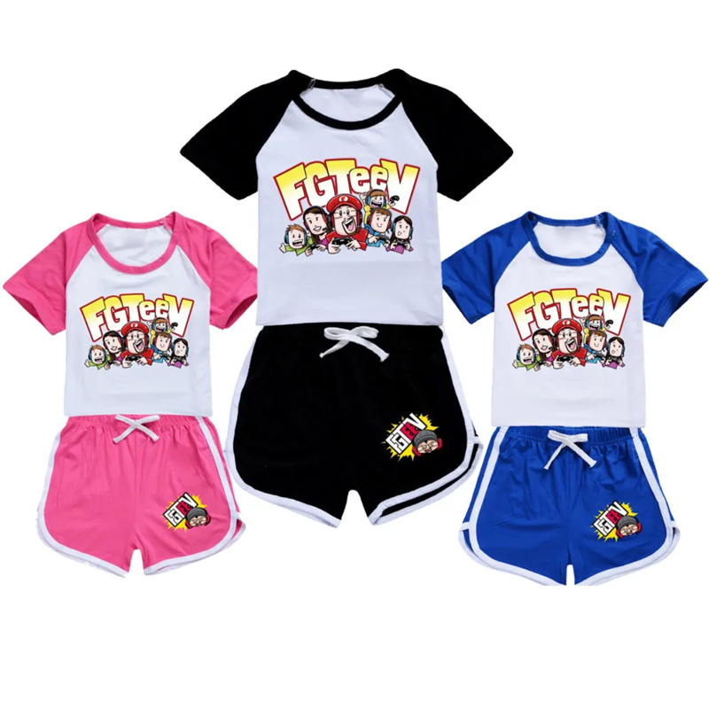 AIAI 2025Fgteeve Kids Clothes  - Summer Clothing Kids Boys ulasan dan harga