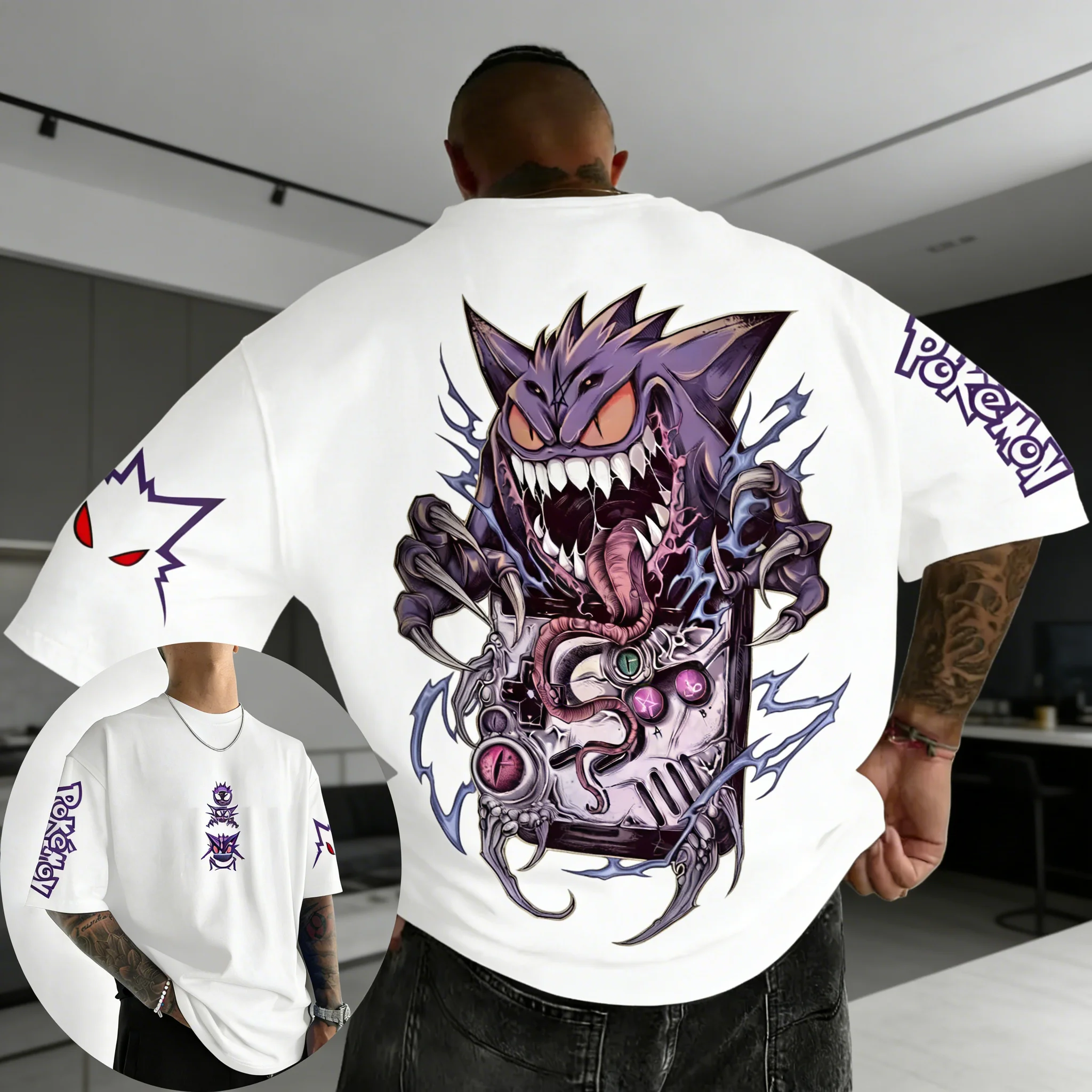 Pokemon  Game Gengar Co Brande - Summer Games Clothing Brand ulasan dan harga