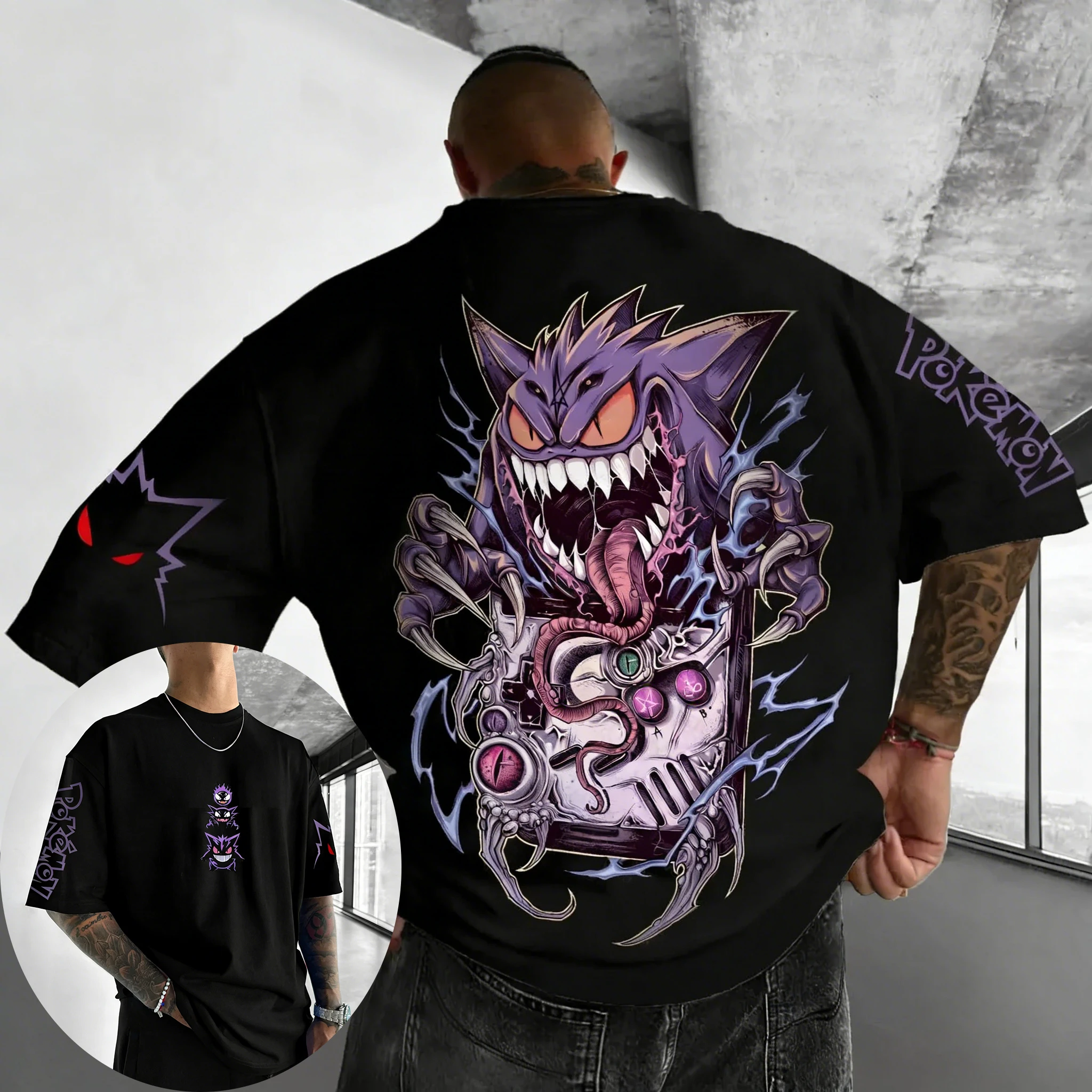 Pokemon  Game Gengar Co Brande - Summer Games Clothing Brand ulasan dan harga